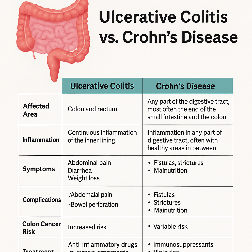 Ulcerative Colitis vs. Crohn’s Disease