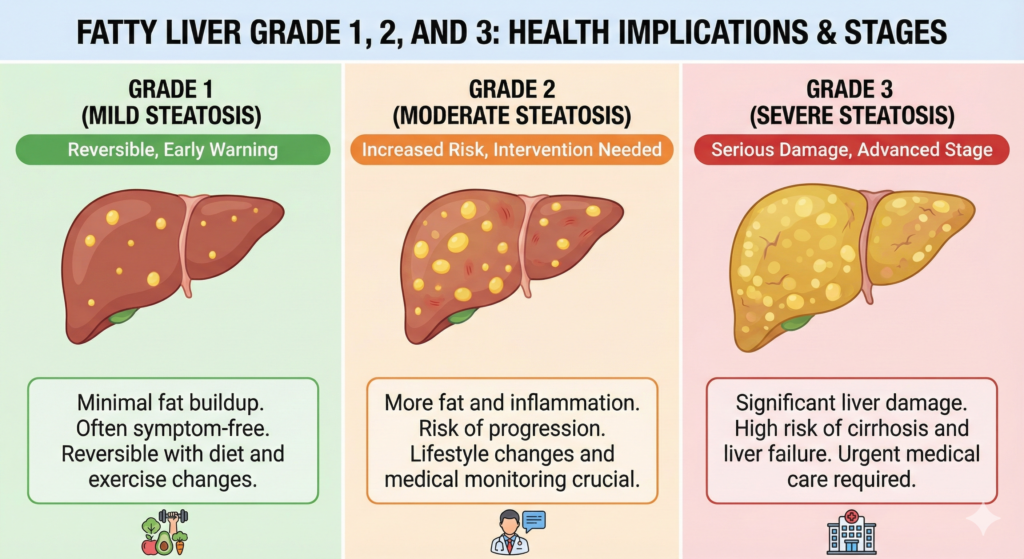 Fatty Liver Grade 1, 2, and 3 What Each Stage Means for Your Health