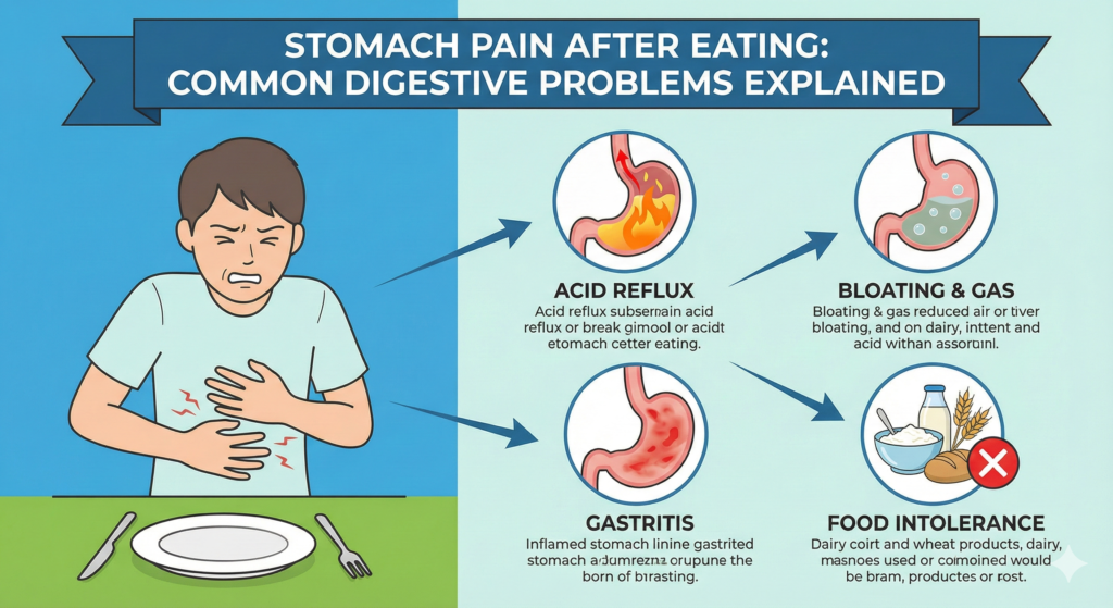 Stomach Pain After Eating Common Digestive Problems Explained